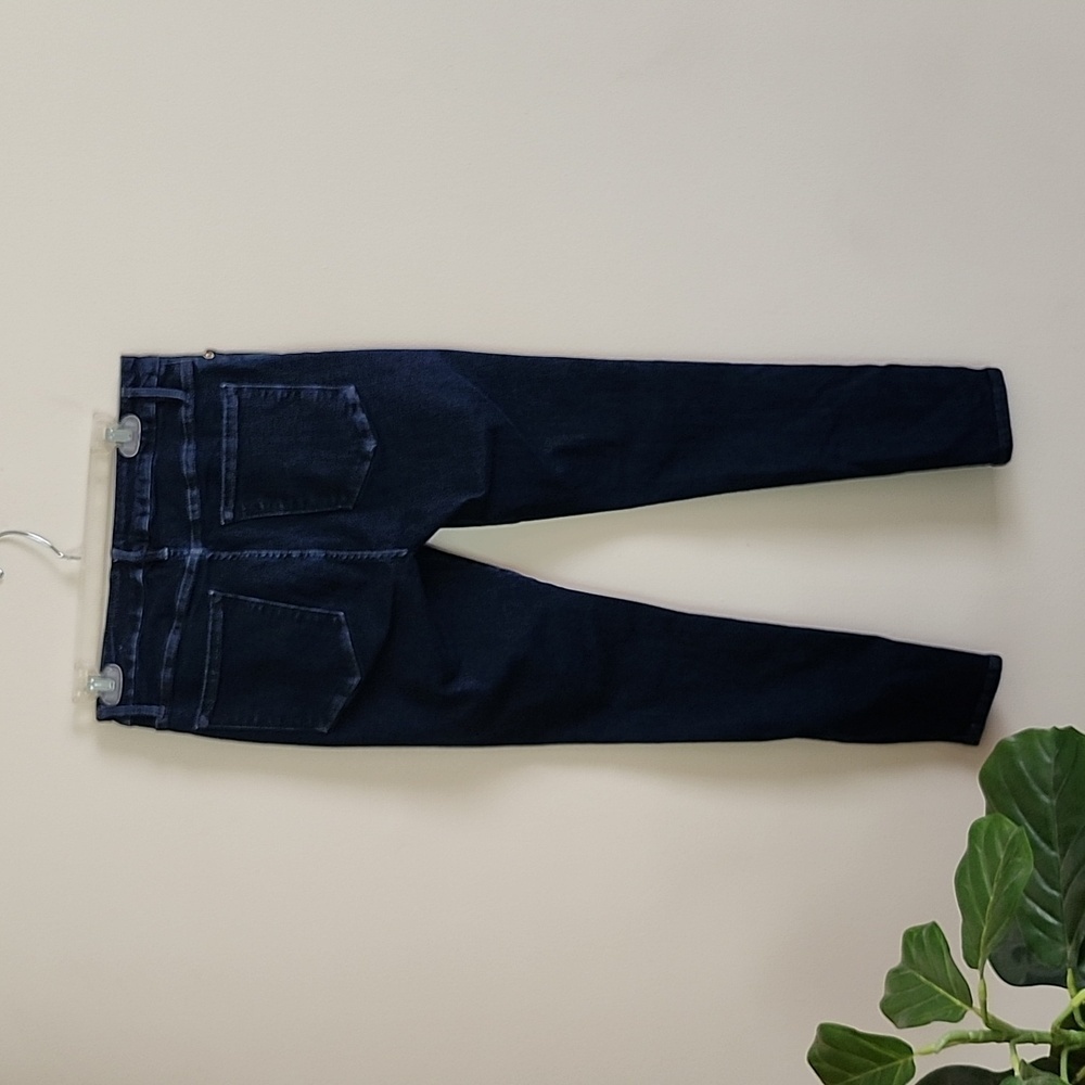 Frame Le One Skinny dark wash jeans women's size 2 organic cotton stretch jeans - Picture 5 of 9